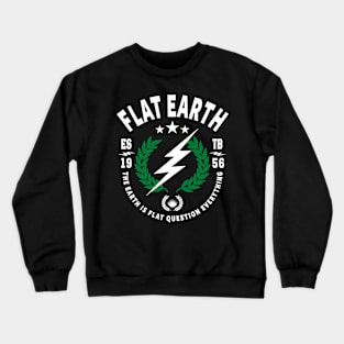 Flat Earth Society - Flat Earth Crewneck Sweatshirt